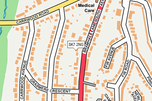 SK7 2NG map - OS OpenMap – Local (Ordnance Survey)