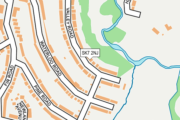 SK7 2NJ map - OS OpenMap – Local (Ordnance Survey)