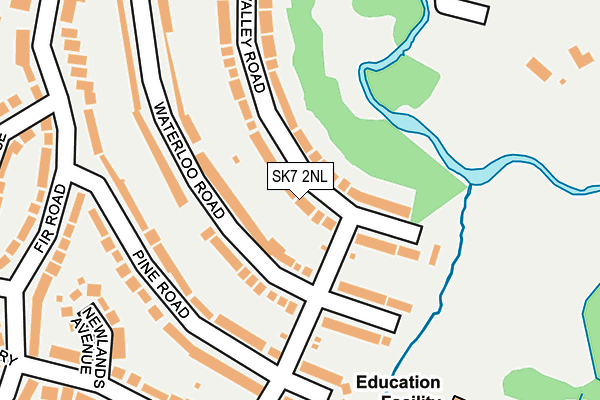 SK7 2NL map - OS OpenMap – Local (Ordnance Survey)