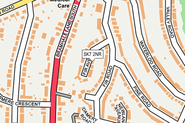 SK7 2NR map - OS OpenMap – Local (Ordnance Survey)