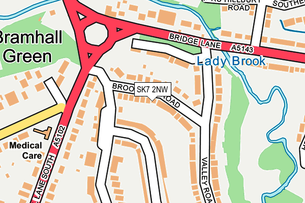 SK7 2NW map - OS OpenMap – Local (Ordnance Survey)