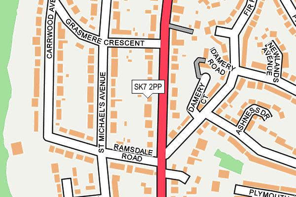 Map of SDG PROPERTY LTD at local scale