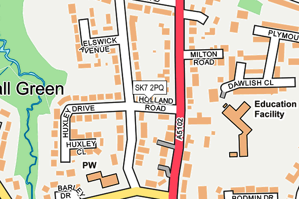 SK7 2PQ map - OS OpenMap – Local (Ordnance Survey)