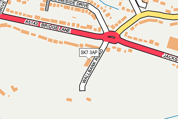 SK7 3AP map - OS OpenMap – Local (Ordnance Survey)