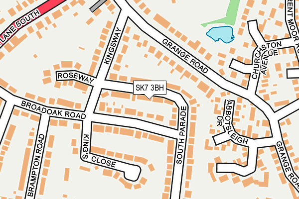 SK7 3BH map - OS OpenMap – Local (Ordnance Survey)