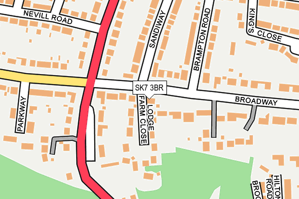 SK7 3BR map - OS OpenMap – Local (Ordnance Survey)