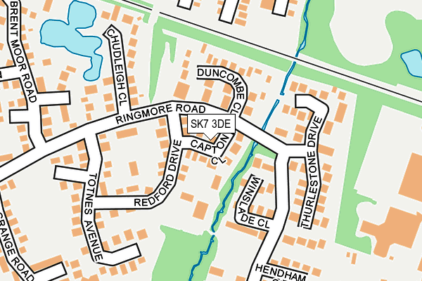 SK7 3DE map - OS OpenMap – Local (Ordnance Survey)