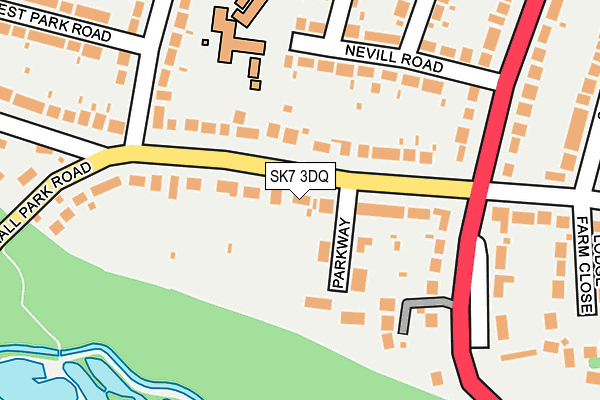 SK7 3DQ map - OS OpenMap – Local (Ordnance Survey)
