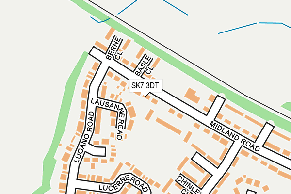 SK7 3DT map - OS OpenMap – Local (Ordnance Survey)