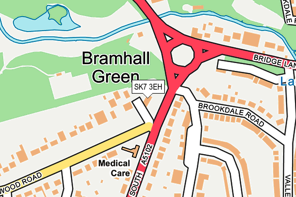 SK7 3EH map - OS OpenMap – Local (Ordnance Survey)