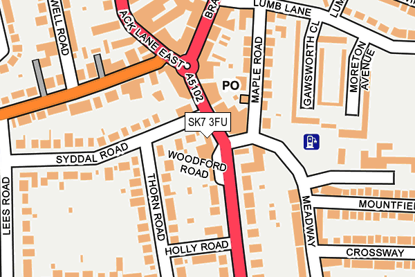 SK7 3FU map - OS OpenMap – Local (Ordnance Survey)