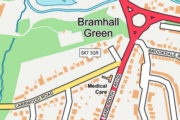 SK7 3GR map - OS OpenMap – Local (Ordnance Survey)