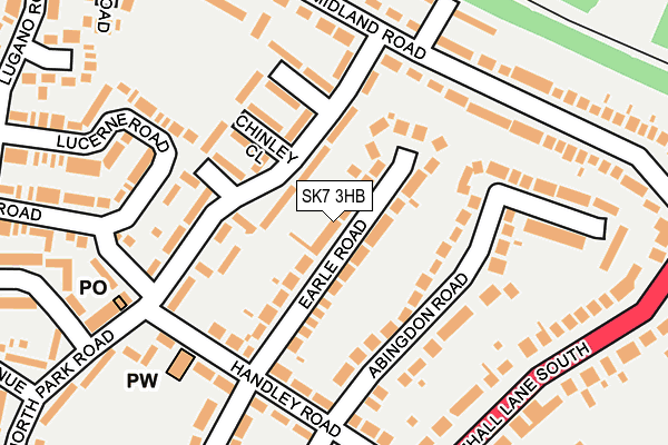 SK7 3HB map - OS OpenMap – Local (Ordnance Survey)