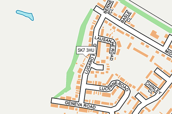 SK7 3HU map - OS OpenMap – Local (Ordnance Survey)