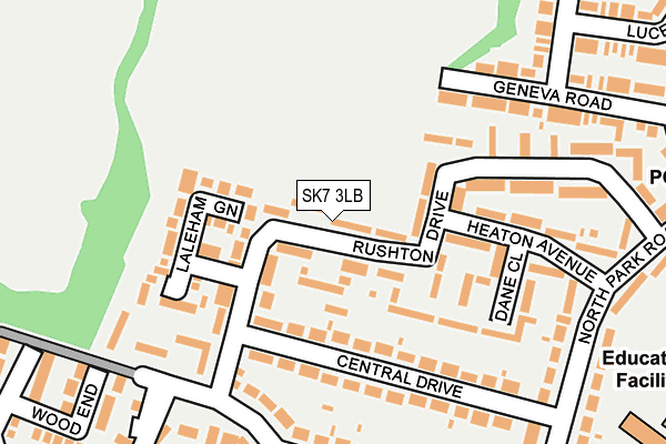 SK7 3LB map - OS OpenMap – Local (Ordnance Survey)