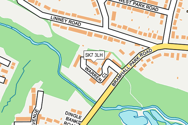 SK7 3LH map - OS OpenMap – Local (Ordnance Survey)