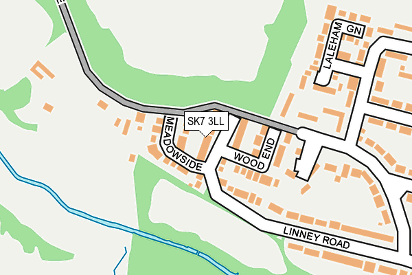 SK7 3LL map - OS OpenMap – Local (Ordnance Survey)