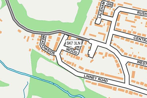SK7 3LN map - OS OpenMap – Local (Ordnance Survey)