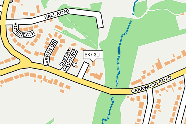 SK7 3LT map - OS OpenMap – Local (Ordnance Survey)