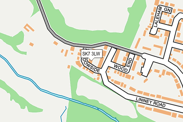 SK7 3LW map - OS OpenMap – Local (Ordnance Survey)