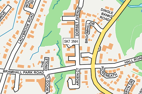 SK7 3NH map - OS OpenMap – Local (Ordnance Survey)