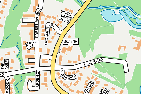 SK7 3NP map - OS OpenMap – Local (Ordnance Survey)