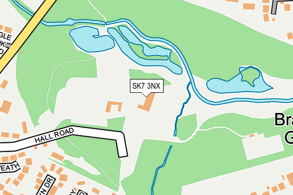 SK7 3NX map - OS OpenMap – Local (Ordnance Survey)