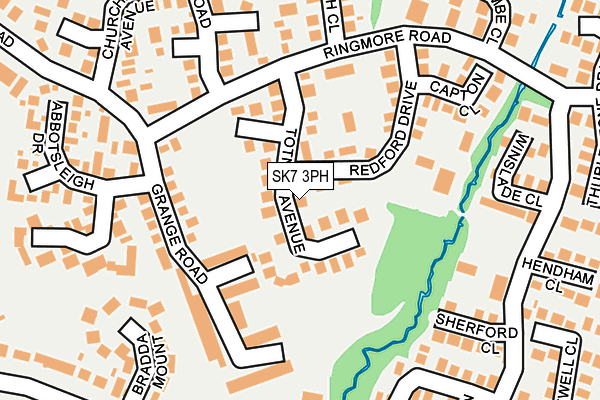 SK7 3PH map - OS OpenMap – Local (Ordnance Survey)