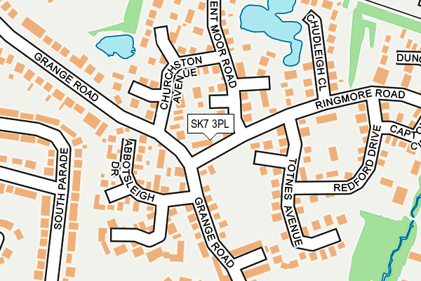 SK7 3PL map - OS OpenMap – Local (Ordnance Survey)