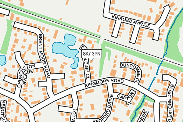 SK7 3PN map - OS OpenMap – Local (Ordnance Survey)