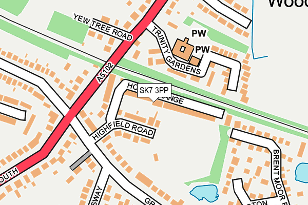 SK7 3PP map - OS OpenMap – Local (Ordnance Survey)