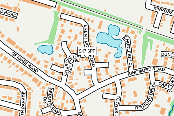 SK7 3PT map - OS OpenMap – Local (Ordnance Survey)