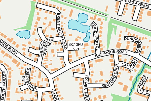 SK7 3PU map - OS OpenMap – Local (Ordnance Survey)