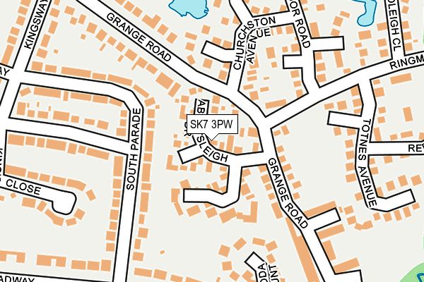 SK7 3PW map - OS OpenMap – Local (Ordnance Survey)