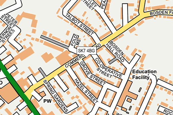 SK7 4BG map - OS OpenMap – Local (Ordnance Survey)