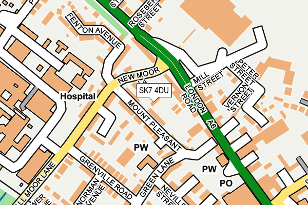 SK7 4DU map - OS OpenMap – Local (Ordnance Survey)