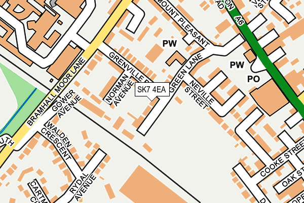 SK7 4EA map - OS OpenMap – Local (Ordnance Survey)