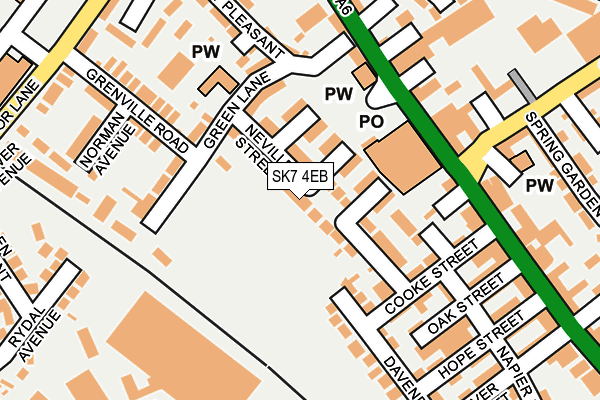 SK7 4EB map - OS OpenMap – Local (Ordnance Survey)