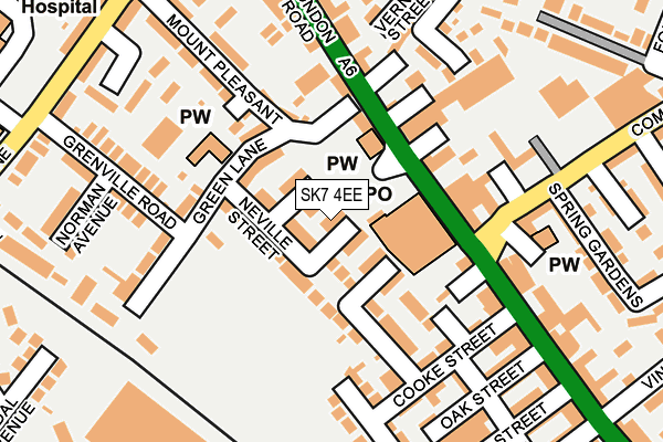 SK7 4EE map - OS OpenMap – Local (Ordnance Survey)