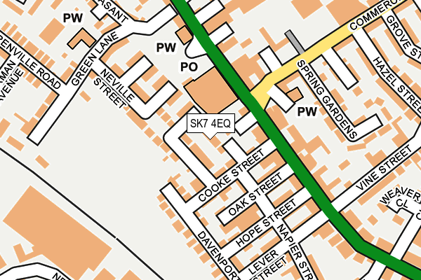 SK7 4EQ map - OS OpenMap – Local (Ordnance Survey)
