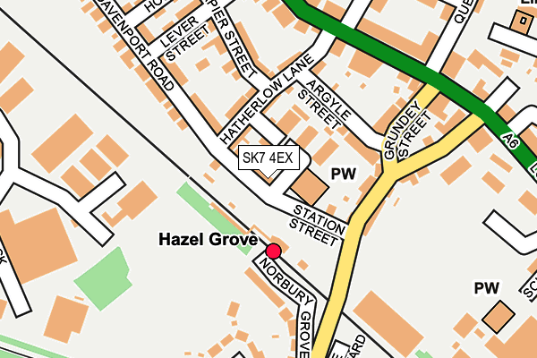 SK7 4EX map - OS OpenMap – Local (Ordnance Survey)