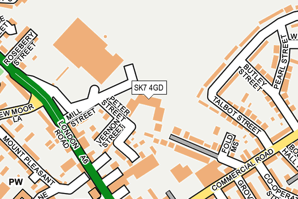 SK7 4GD map - OS OpenMap – Local (Ordnance Survey)