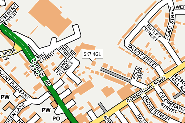 SK7 4GL map - OS OpenMap – Local (Ordnance Survey)