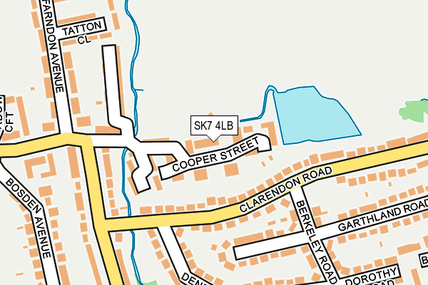 SK7 4LB map - OS OpenMap – Local (Ordnance Survey)