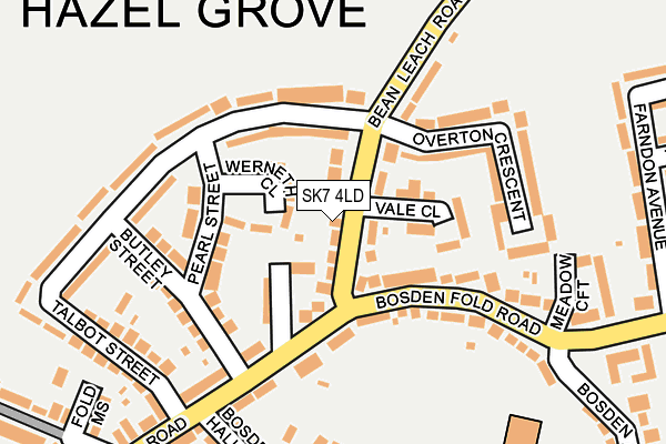 SK7 4LD map - OS OpenMap – Local (Ordnance Survey)