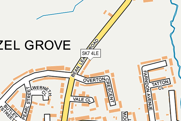 SK7 4LE map - OS OpenMap – Local (Ordnance Survey)