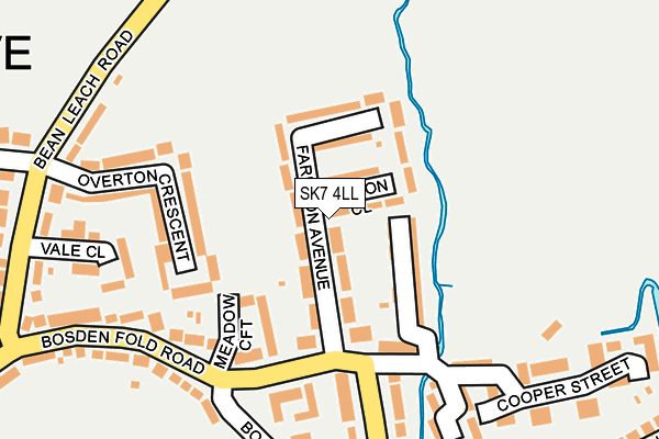 SK7 4LL map - OS OpenMap – Local (Ordnance Survey)