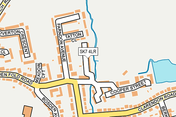 SK7 4LR map - OS OpenMap – Local (Ordnance Survey)