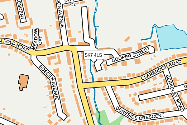 SK7 4LS map - OS OpenMap – Local (Ordnance Survey)