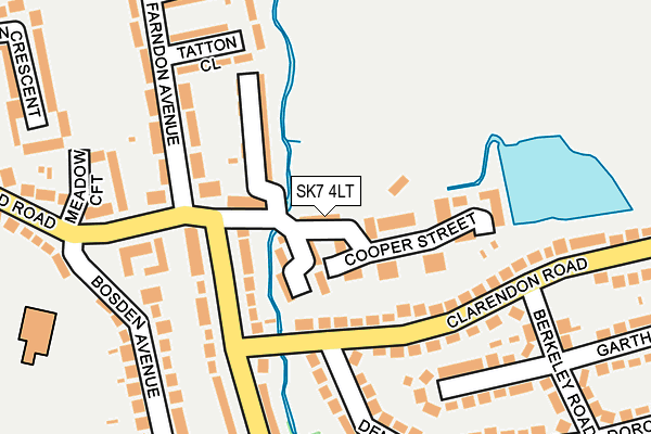 SK7 4LT map - OS OpenMap – Local (Ordnance Survey)